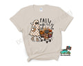 Fall Girly Ghost Shopping Cart T-Shirt